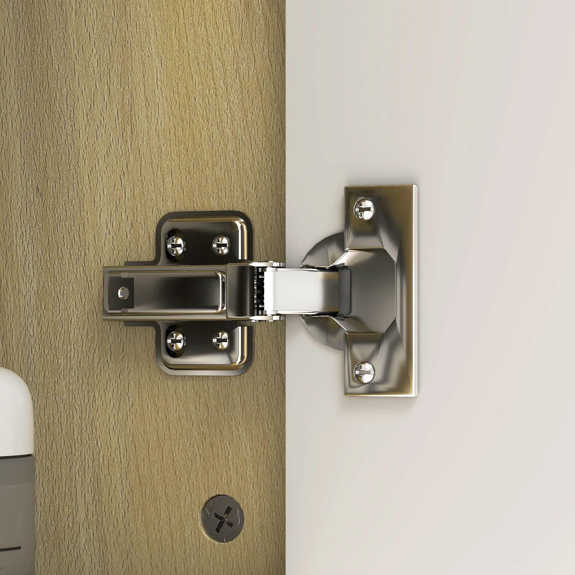 Armoire murale salle de bain avec miroir, meuble salle de bain, armoire de toilette avec étagères ouvertes, miroir avec rangement, 80 x 20 x 59 cm, effet bois naturel - Image 10