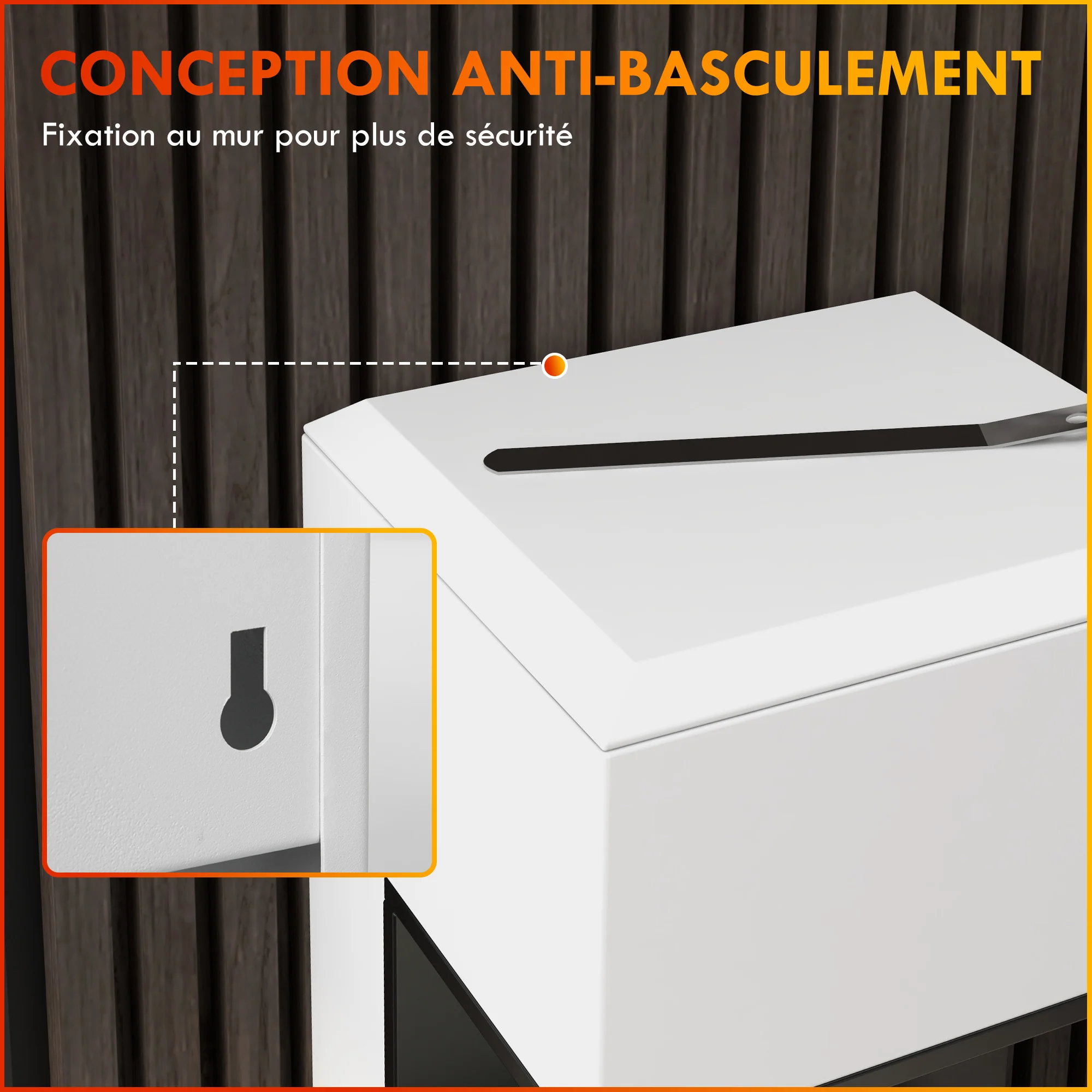 Cheminée au bioéthanol sur pieds avec br?leur 1,2L, environ 3H de durée de combustion couverture 20 à 25 m2 en acier 38L x 38l x 100H cm, blanc - Image 7