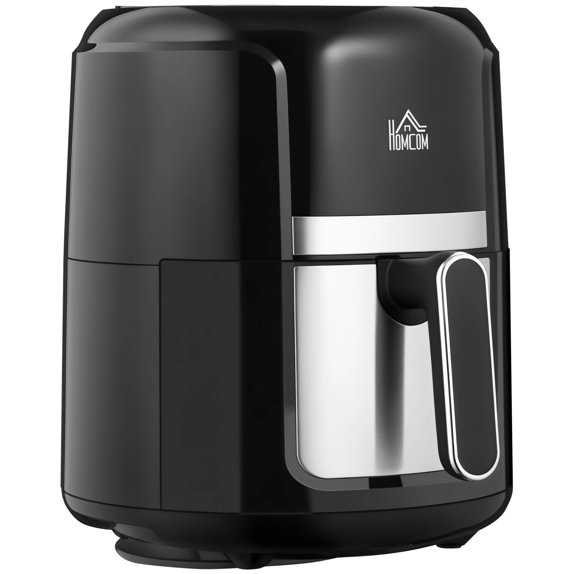 Friteuse sans huile 4 L, air fryer 1300 W 12 programmes, écran tactile, température réglable, arrêt automatique et panier antiadhésif, 85% de matières grasses en moins, sans BPA et PFOA, noir - Image 11