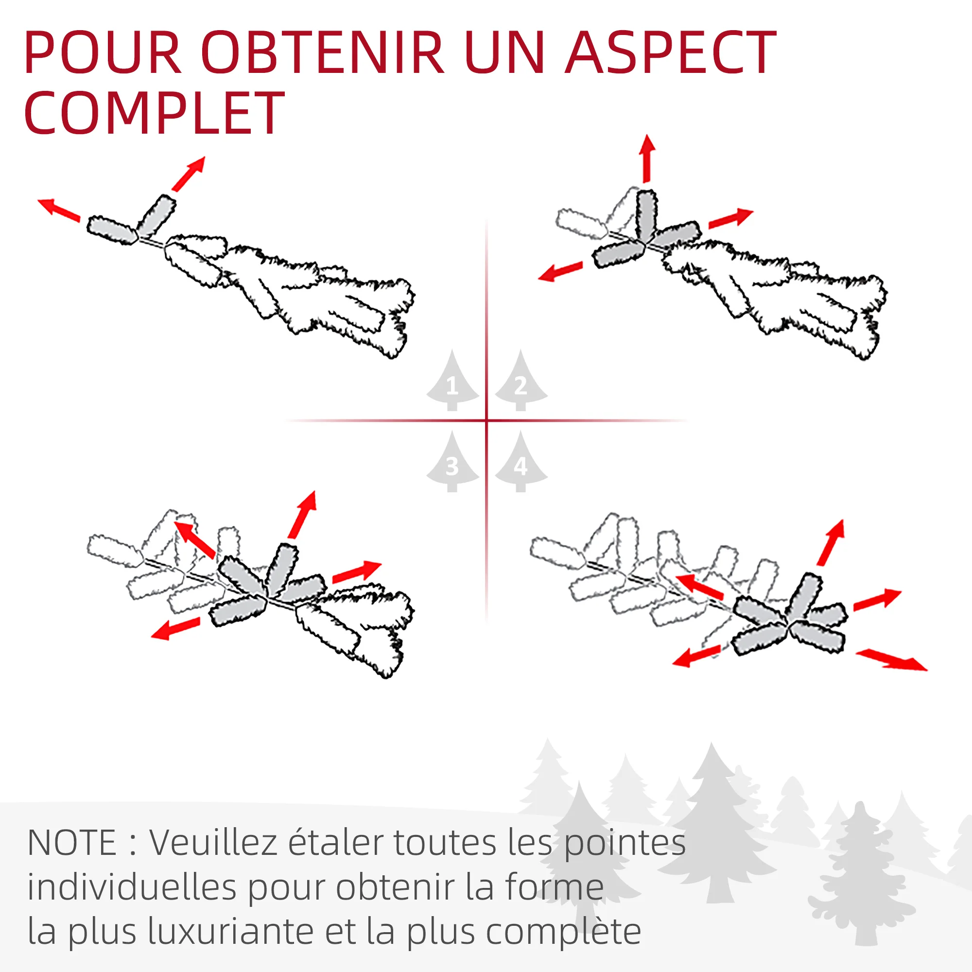 Guirlande de Noël artificielle lumineuse de 1,8 m décoration de Noël avec pommes de pin, grappes de baies, 50 lumières LED et minuterie pour escaliers, cheminées, vert - Image 9