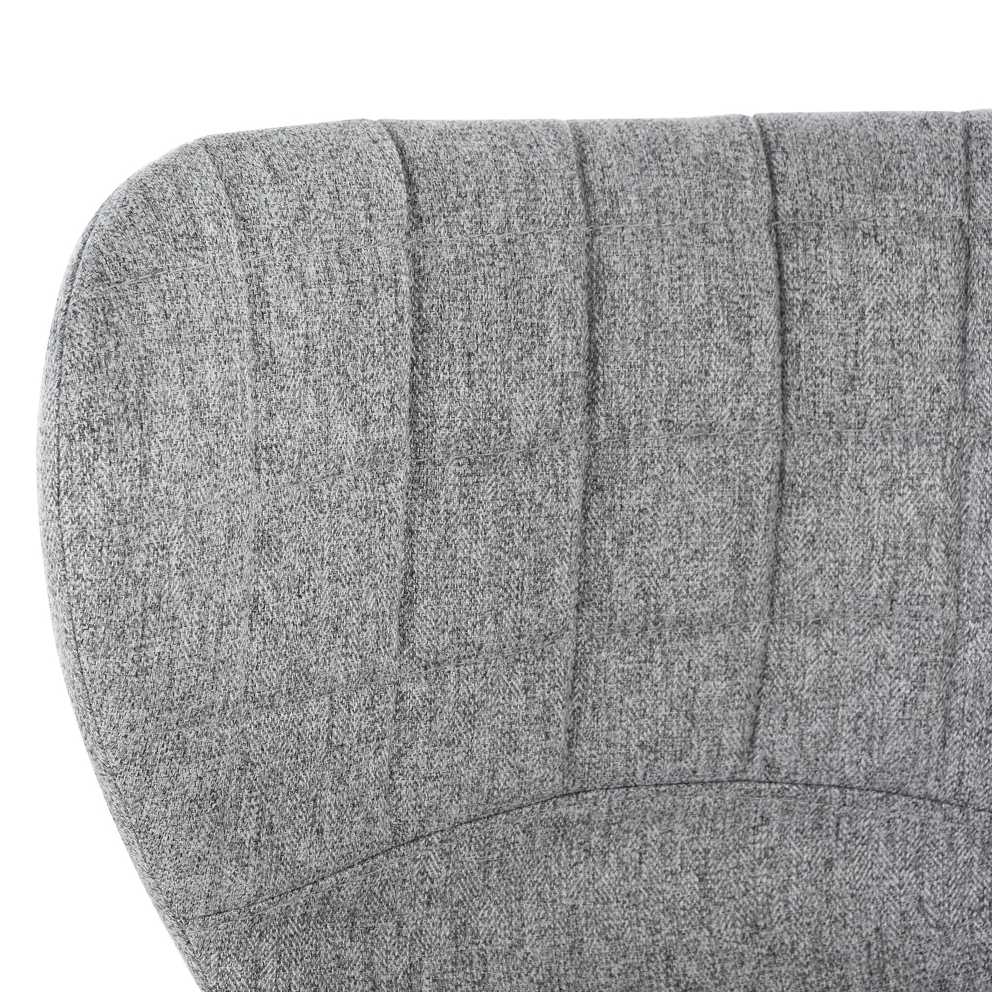 Lot de 2 Tabourets de Bar Design Contemporain Hauteur d'assise réglable 59-81 cm pivotant 360° Lin Gris - Image 10