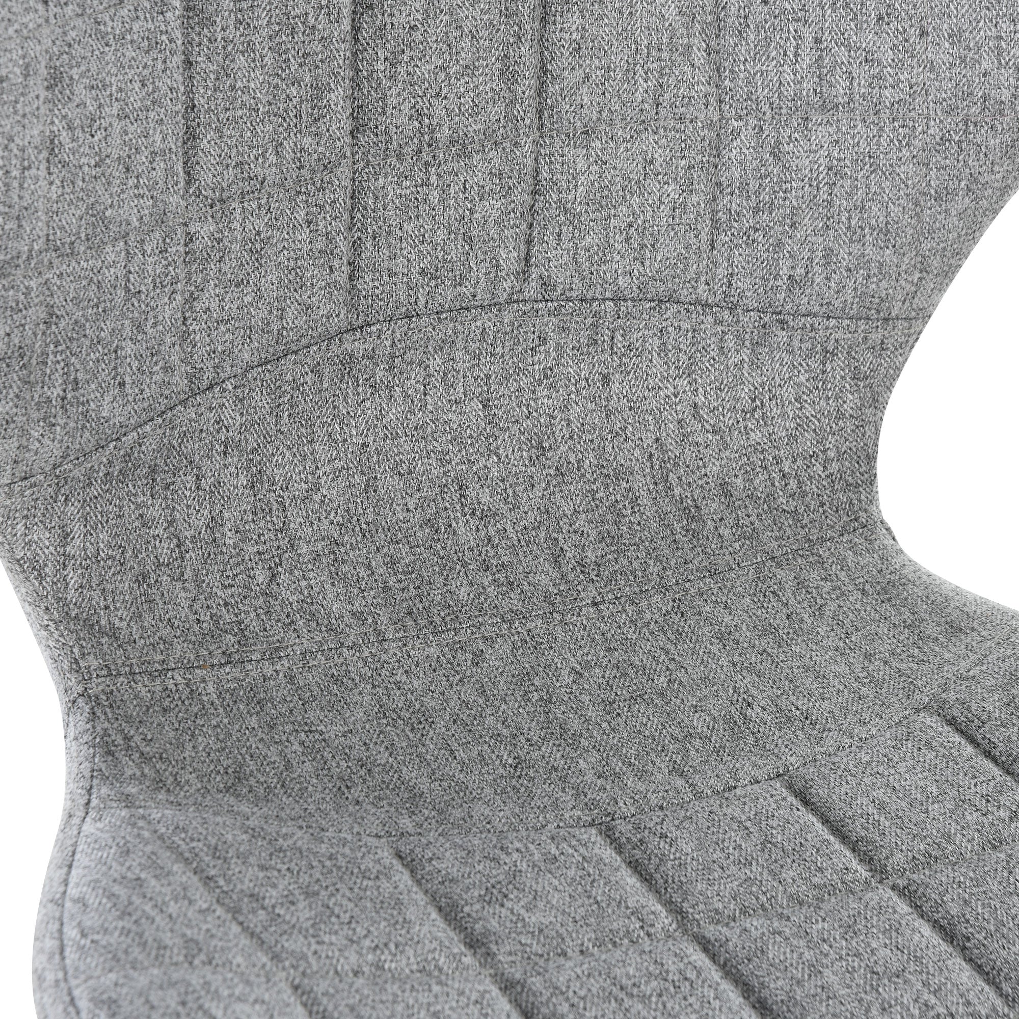 Lot de 2 Tabourets de Bar Design Contemporain Hauteur d'assise réglable 59-81 cm pivotant 360° Lin Gris - Image 9