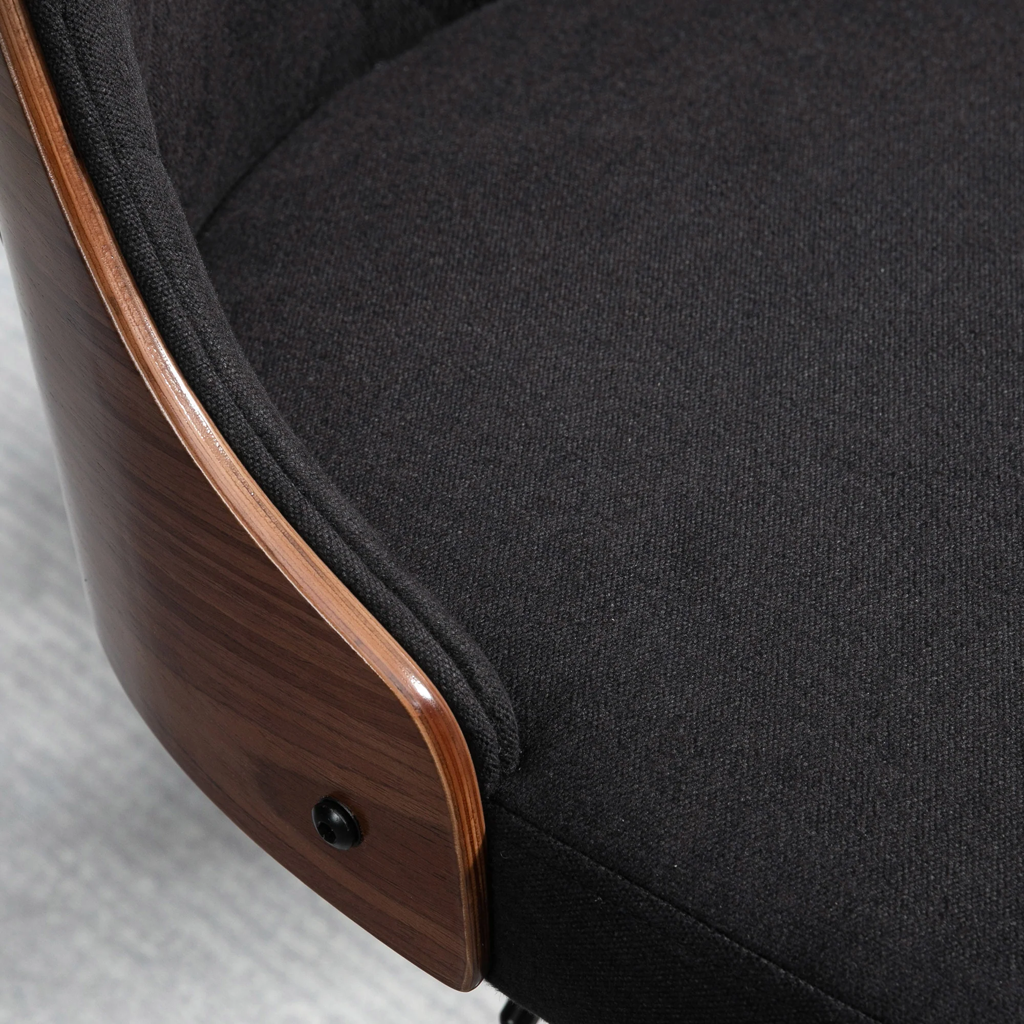 Lot de 2 tabourets de bar Réglable en Hauteur Rotatif sur 360°, Chaise Bar Haute avec Repose-pieds, tissu capitonné - Image 9