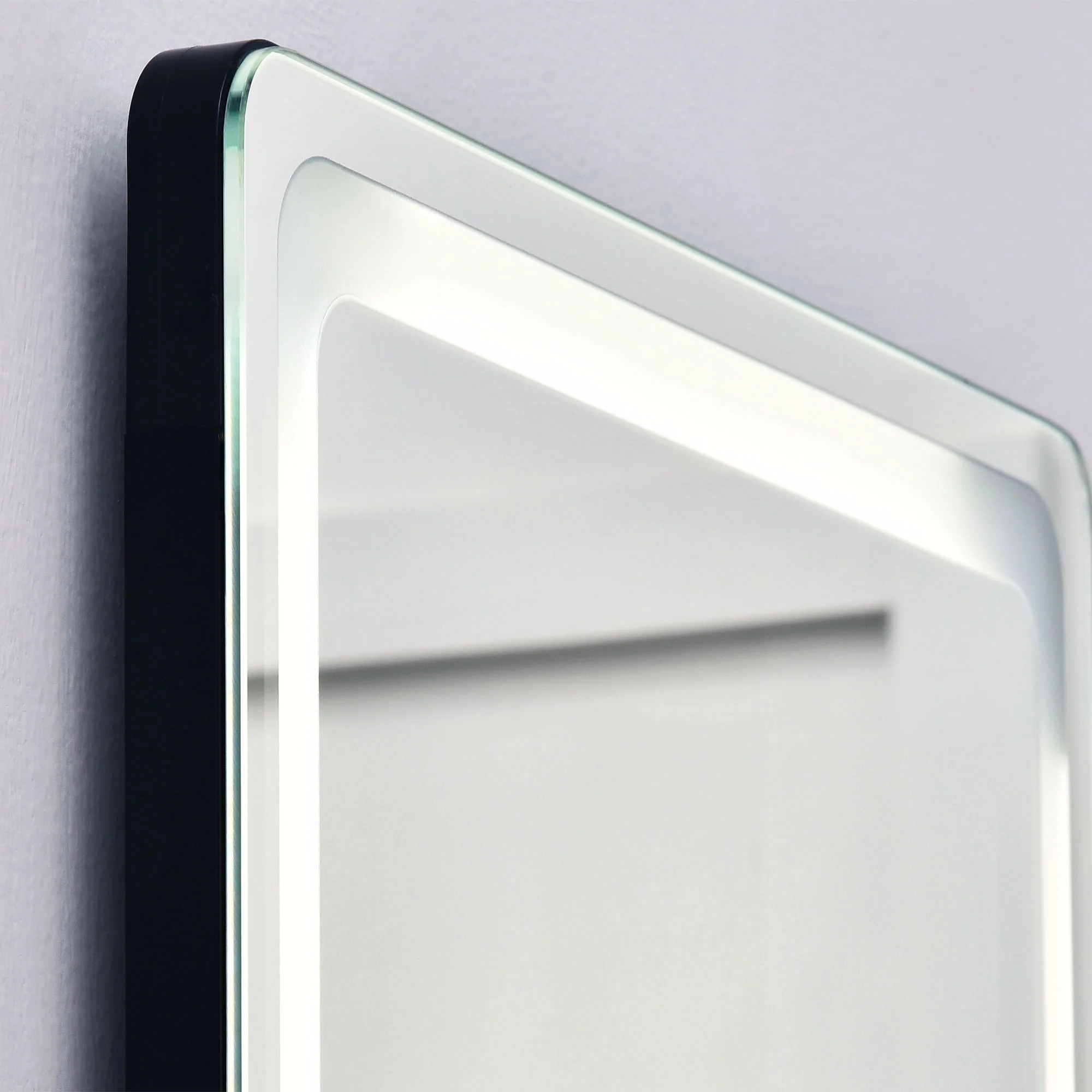 Miroir sur pied rectangulaire miroir mural lumière LED - intensité et couleur réglable avec télécommande - 40 x 37 x 157,5H cm - Image 9