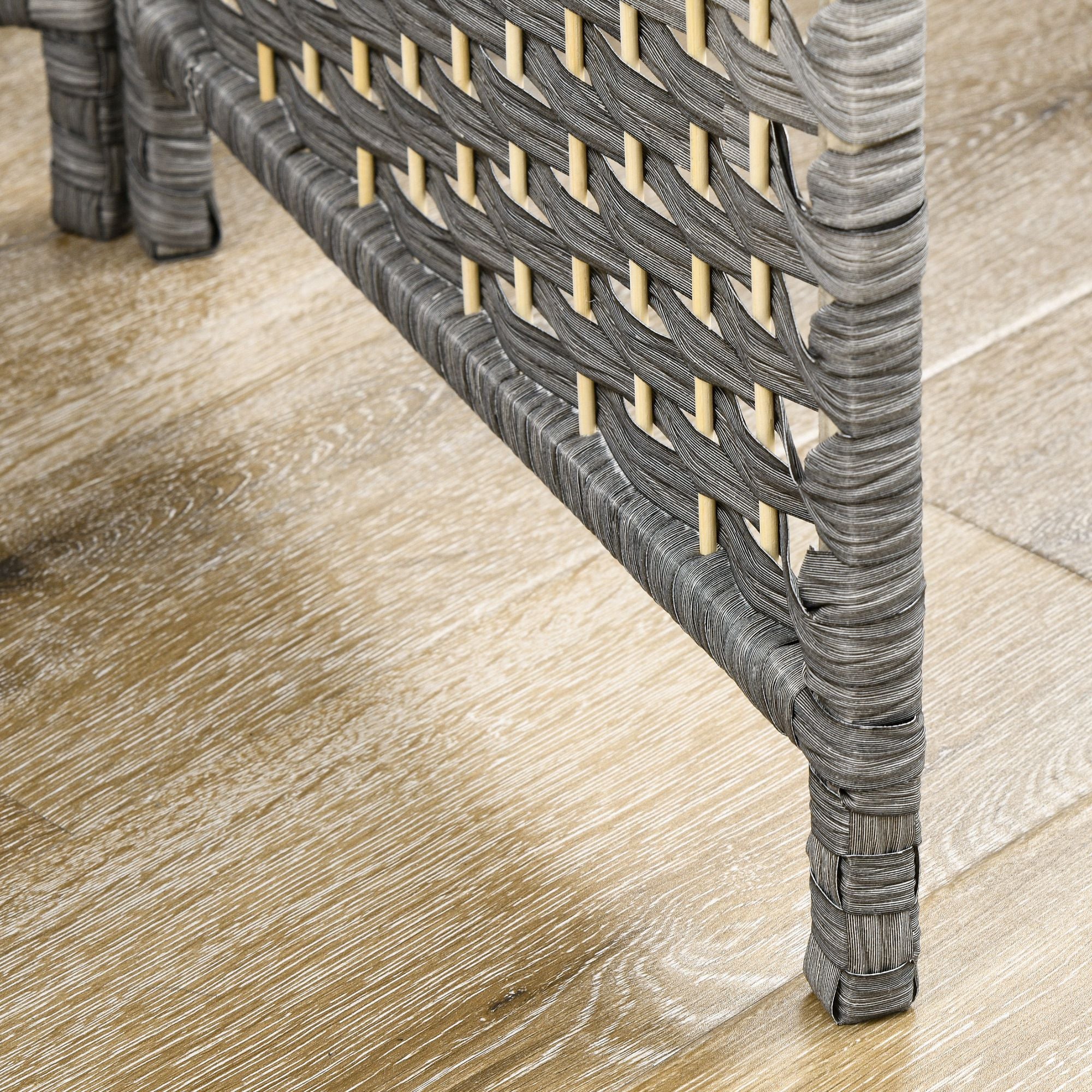 Paravent intérieur en bois, 6 panneaux, 270 x 180 cm, séparateur de pièce pliable, pour salon, chambre à coucher, maison, gris mélangé - Image 10