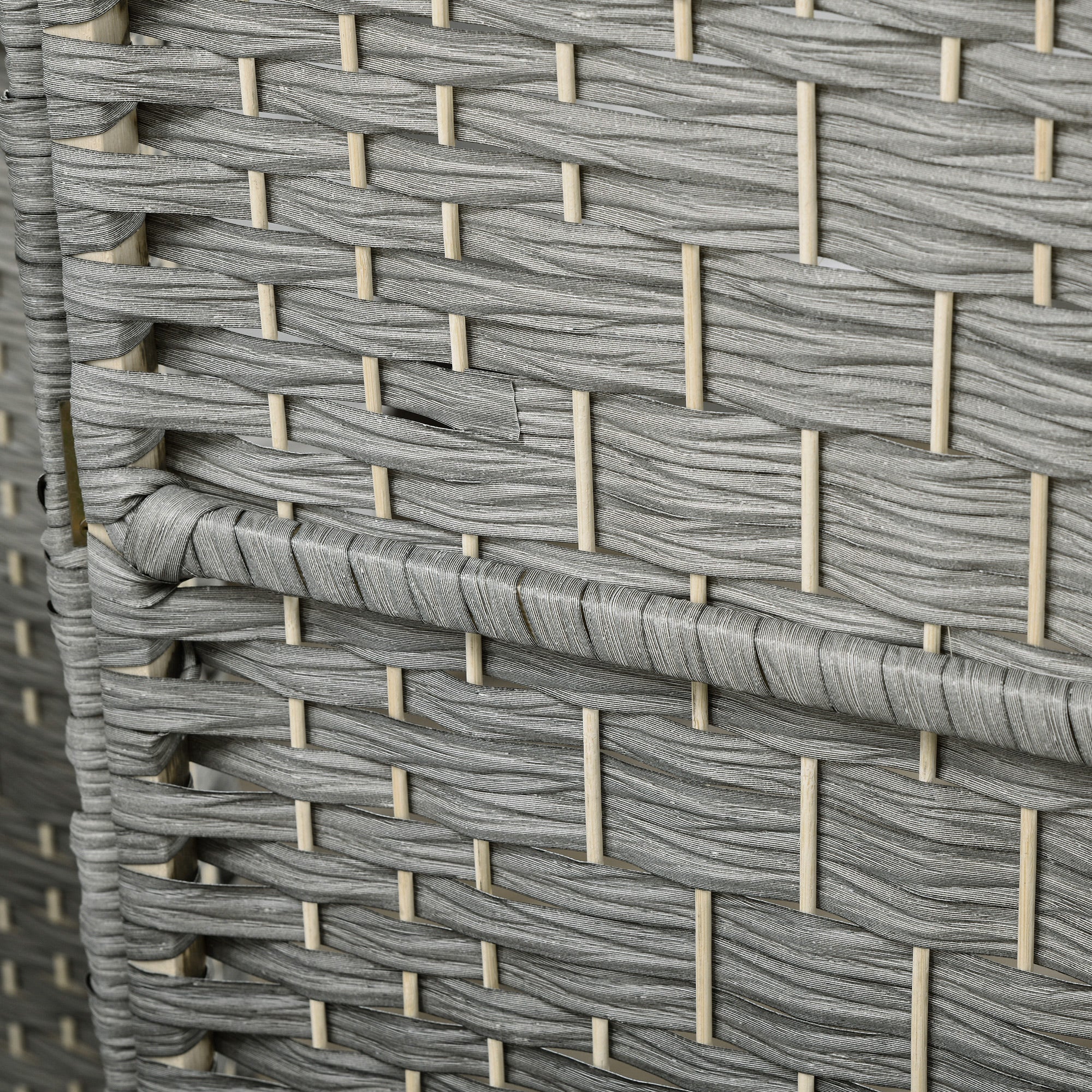 Paravent intérieur en bois, 6 panneaux, 270 x 180 cm, séparateur de pièce pliable, pour salon, chambre à coucher, maison, gris mélangé - Image 8