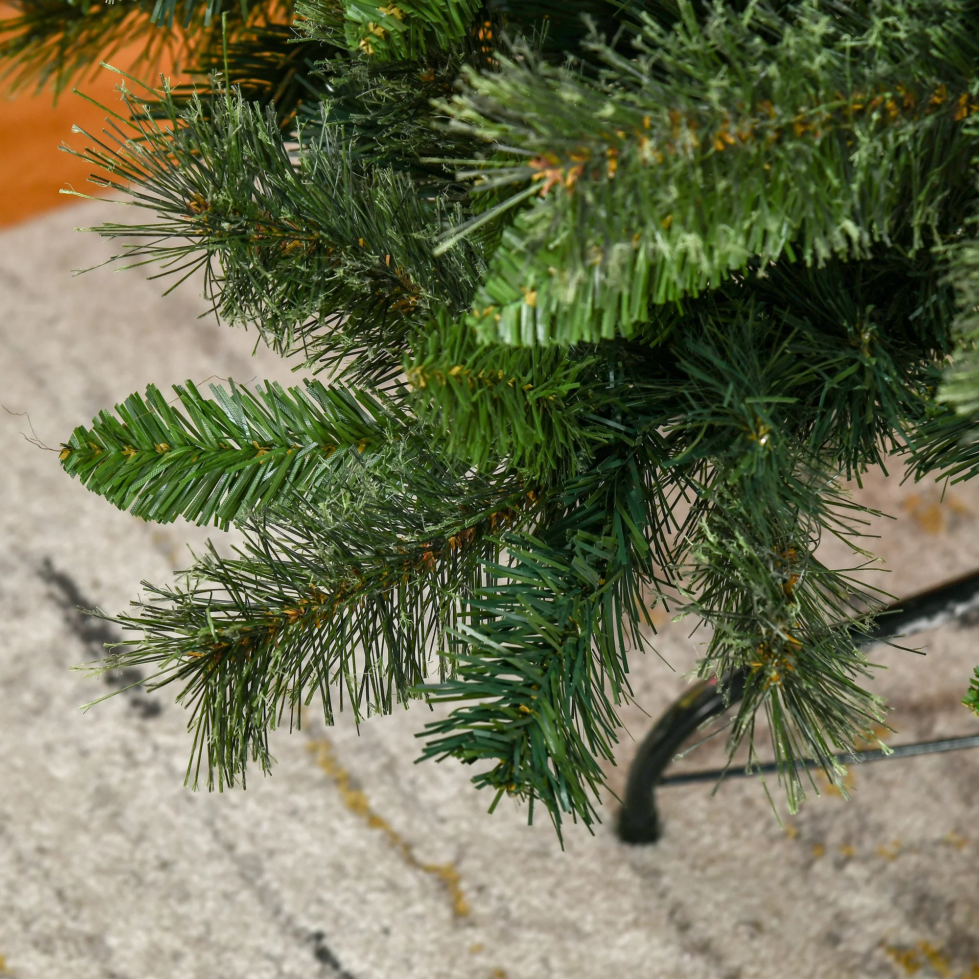 Sapin arbre de Noël artificiel 150 cm 665 branches + support pied vert - Image 10