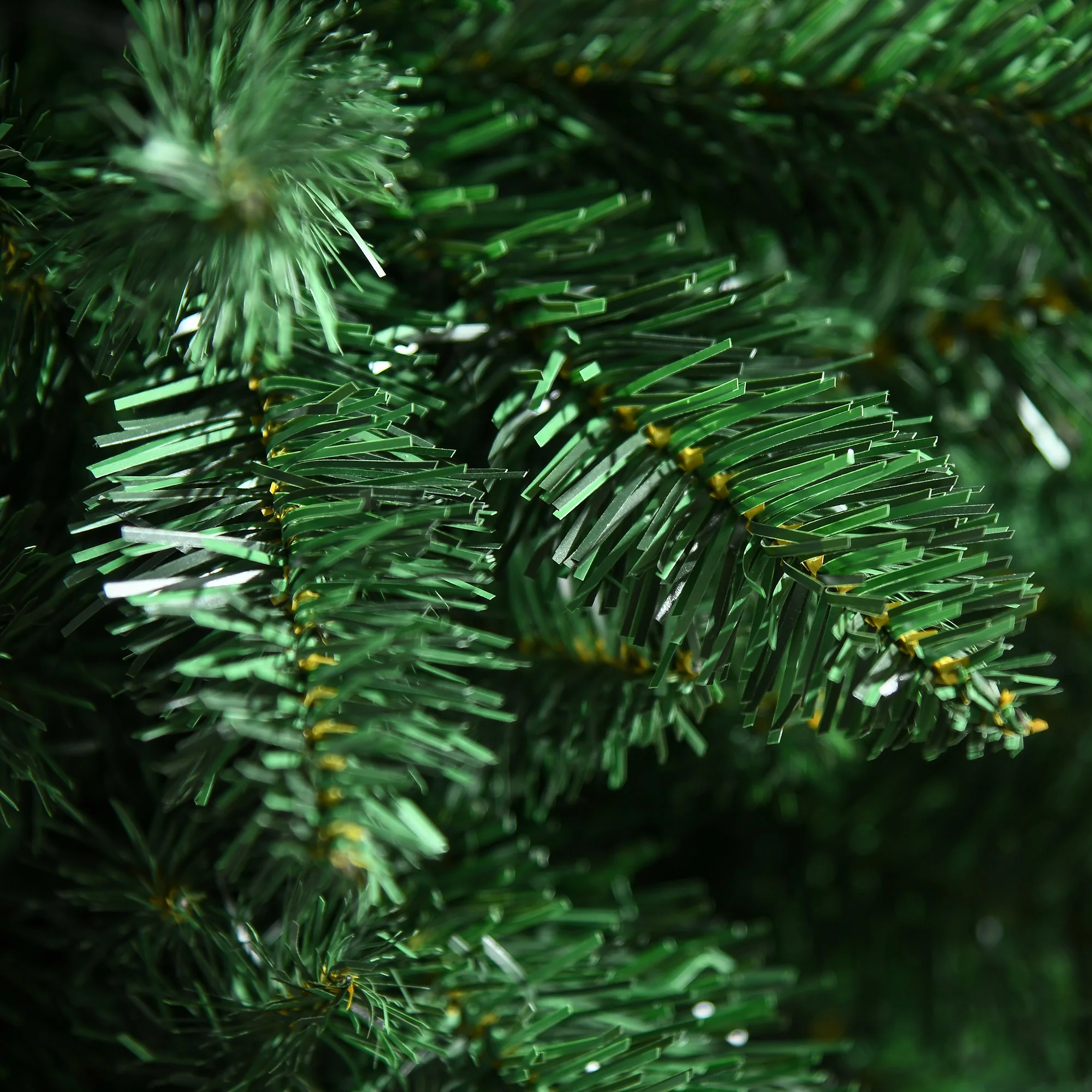 Sapin de No?l artificiel 120H cm 305 branches avec pied croix acier amovible - vert - Image 9