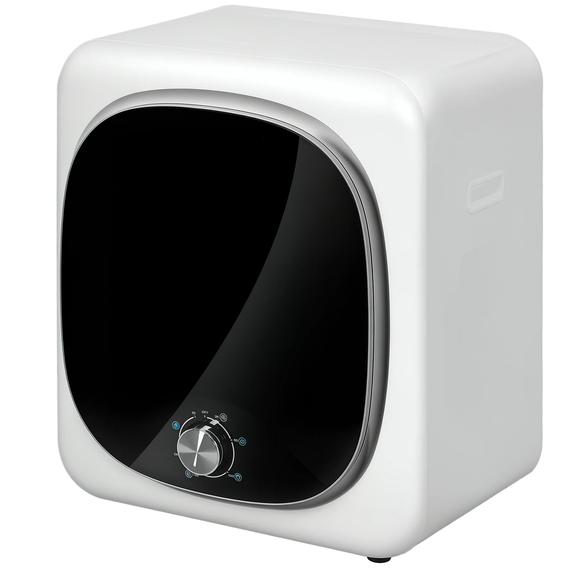 Sèche linge à évacuation compact sèche-linge électrique 800 W 4 Kg avec 5 modes de séchage, cuve en acier inoxydable, charge frontale, pour appartement, maison, camping-cars, blanc - Image 11
