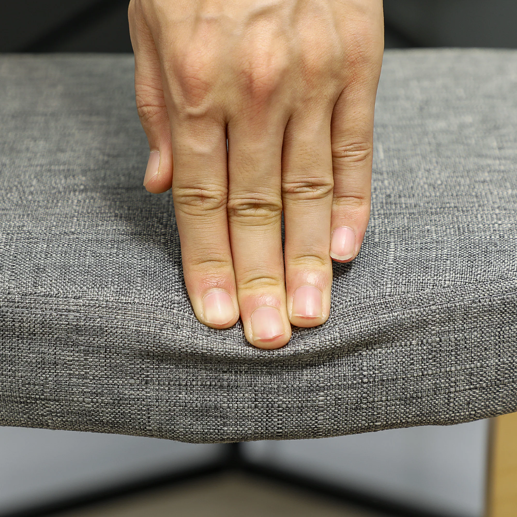 Siège assis genoux, siège ergonomique en bois à bascule, chaise à genoux pour bureau à domicile, améliorer la posture, maux de dos, gris - Image 9